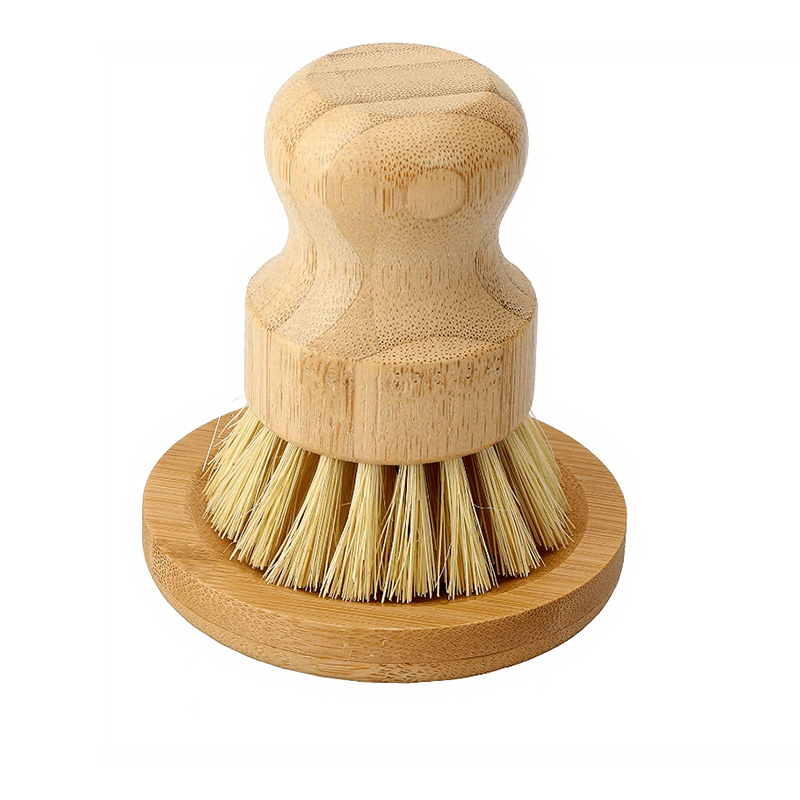 Dish Brush Bamboo - 1 Set Spazzola per Piatti in