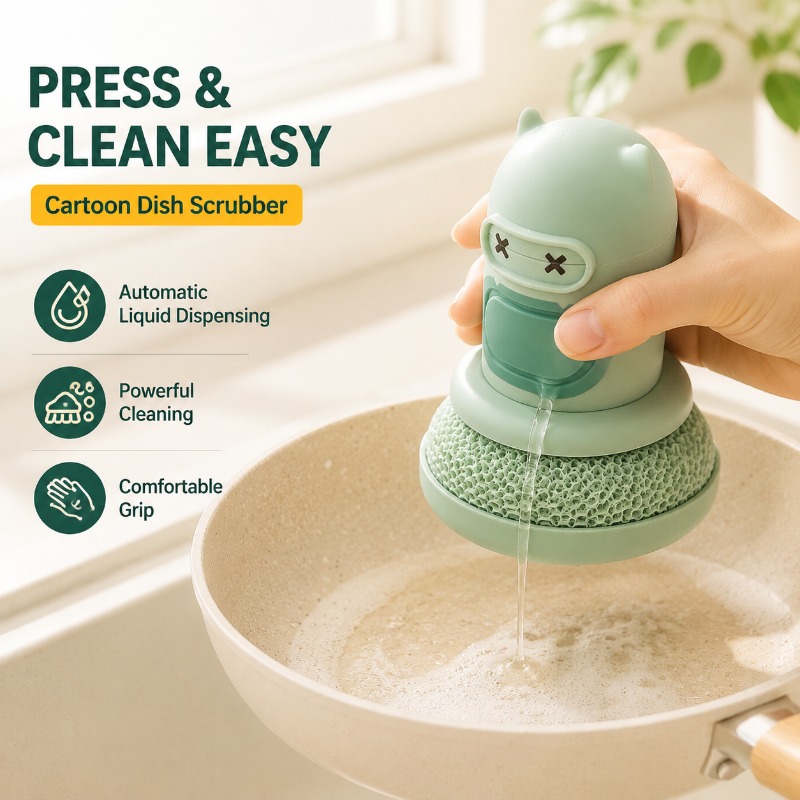 Dish Brush Bamboo - Spazzola per bottiglie da cucina a