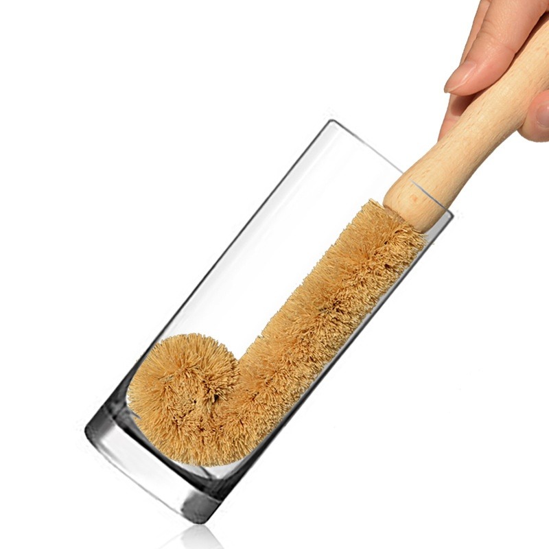 Dish Brush Bamboo - Spazzola per Pulizia Cucina in Fibra