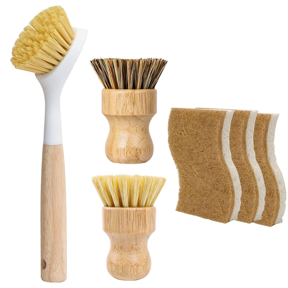 Set di 6 Spazzole e Spugne in  - Dish Brush Bamboo recensione e prezzo