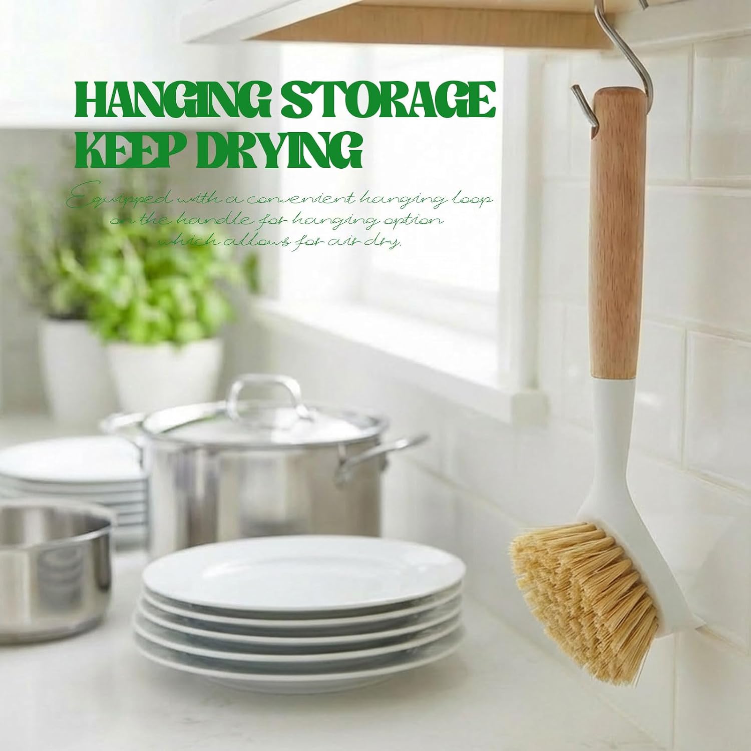 Set di 6 Spazzole e Spugne in  - Dish Brush Bamboo recensione e prezzo