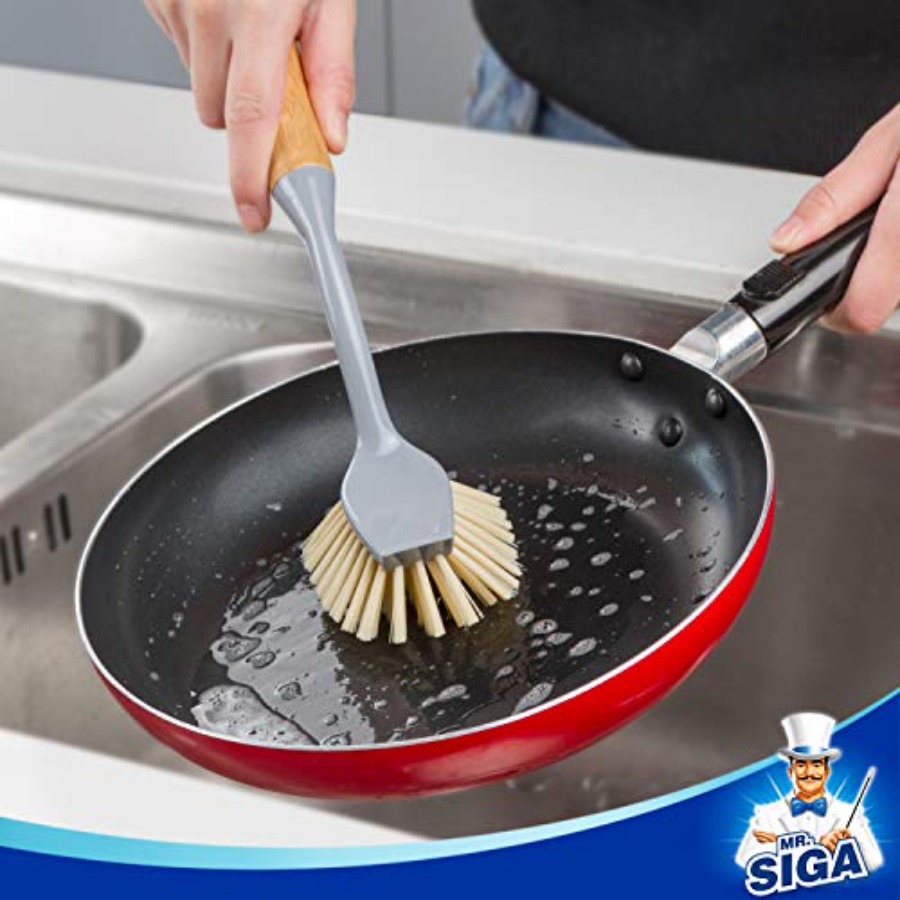 Spazzola per piatti con manico - Dish Brush Bamboo recensione e prezzo